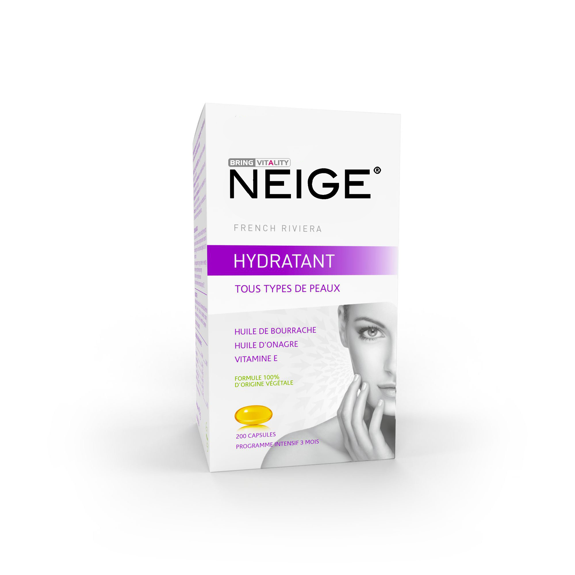 Viên uống đẹp da Neige Perles de Peau Hydratant 200 Viên