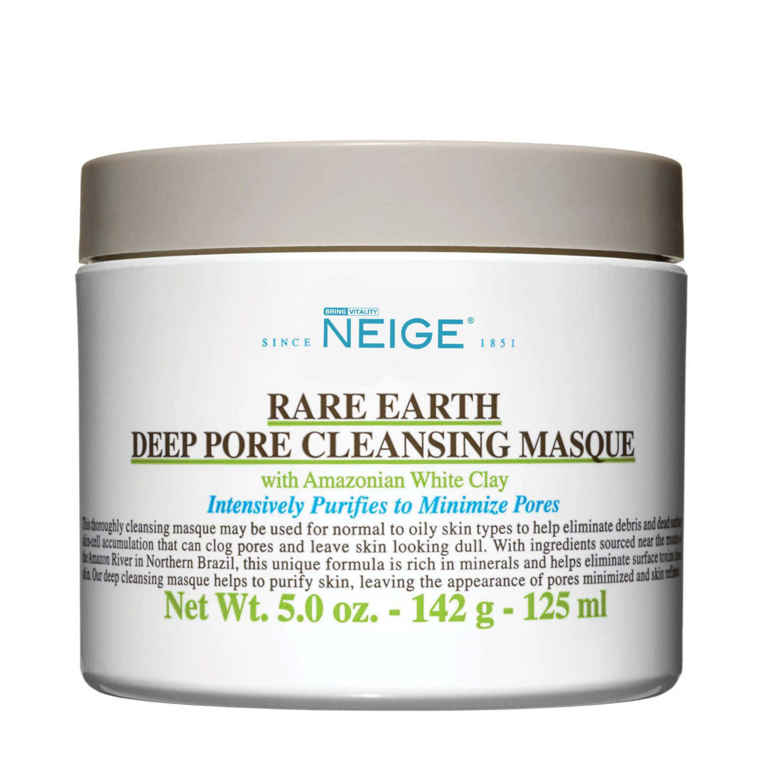 Mặt nạ đất sét NEIGE RARE EARTH DEEP PORE CLEANSING MASQUE